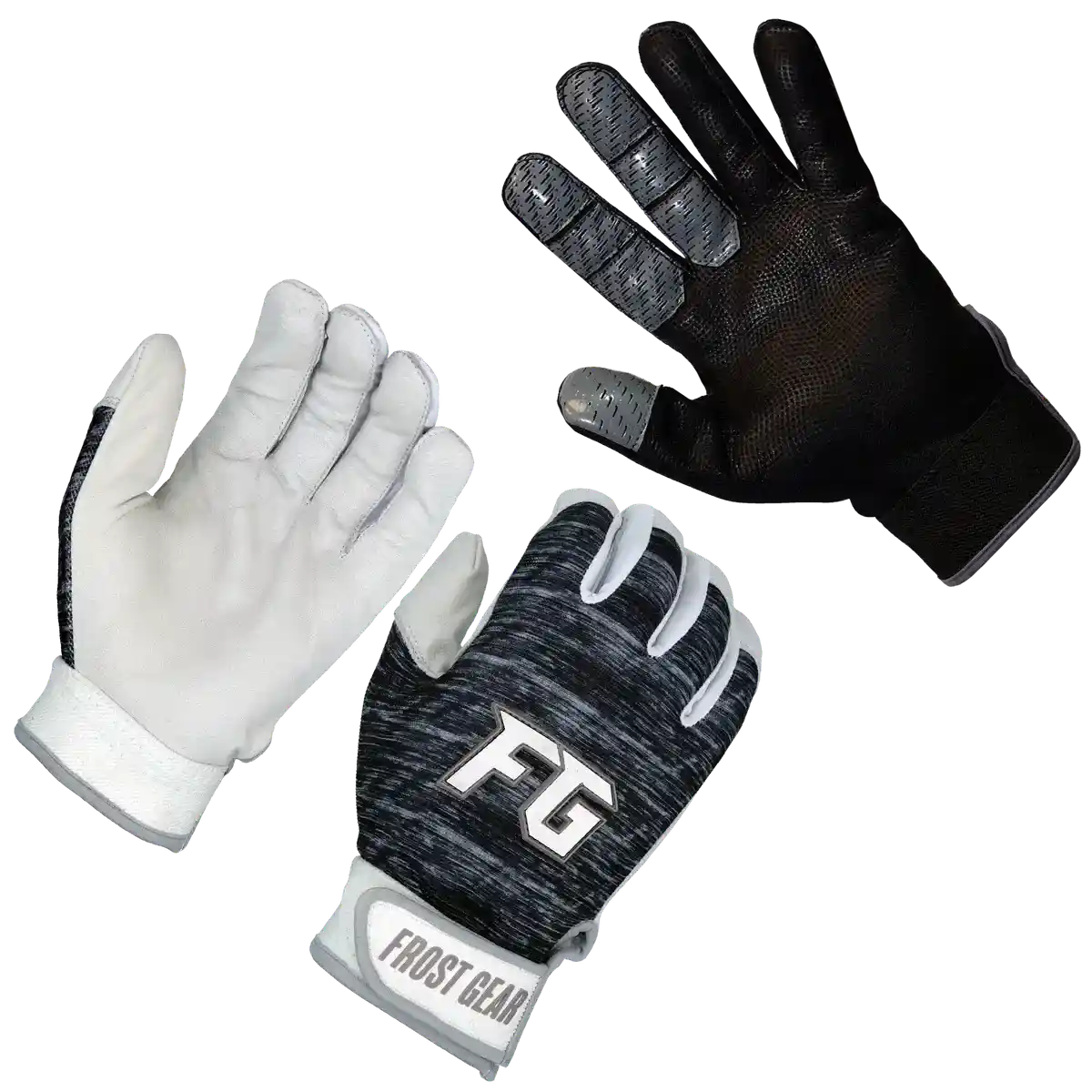 FG Package Deal: Baseball Throwing Glove &amp; Pair of Batting Gloves