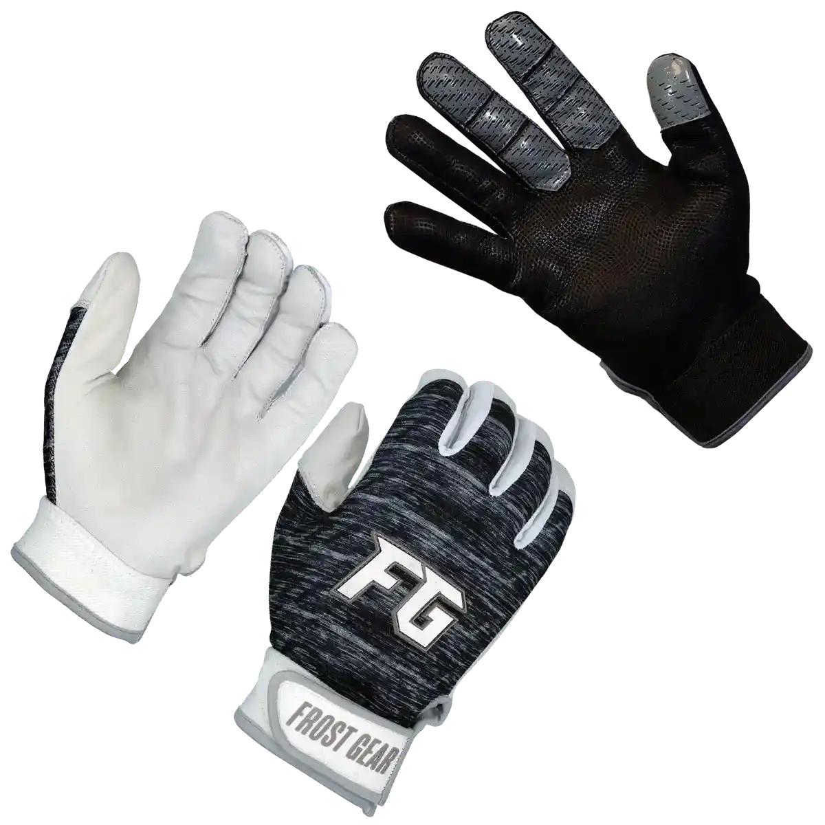 FG Package Deal: Baseball Throwing Glove &amp; Pair of Batting Gloves